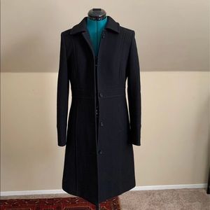 J Crew Thinsulate Black Pea Coat